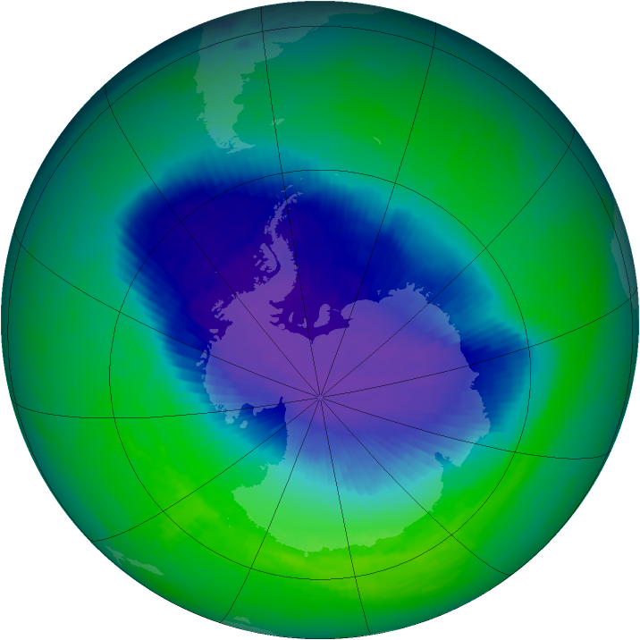 Ozone Map 1993-11-10